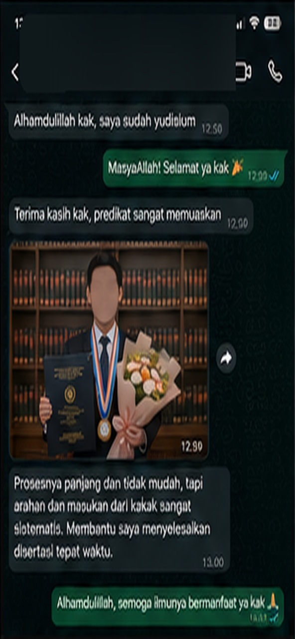 Disertasi Sangat Memuaskan
