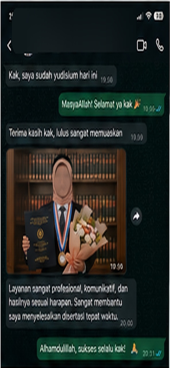 Disertasi Sangat Memuaskan